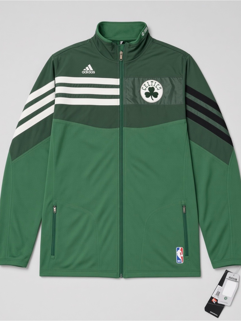 Adidas Boston Celtics Vintage Jacket Mens Large NEW w tags
